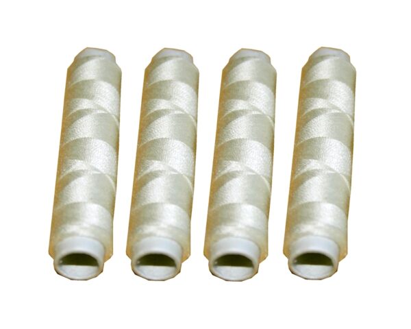 Nähmaschinen Nähgarn 200 m 4 x 50m Polyester 40/2 cremeweiß (1030)
