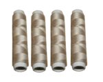 Nähmaschinen Nähgarn 200 m 4 x 50m Polyester 40/2 beige (1035)