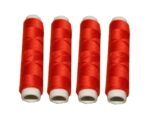 Nähmaschinen Nähgarn 200 m 4 x 50m Polyester 40/2 rot (1069)