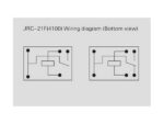 Relais JRC-21F4100 Printrelais 1 Wechsler 12V (0011)