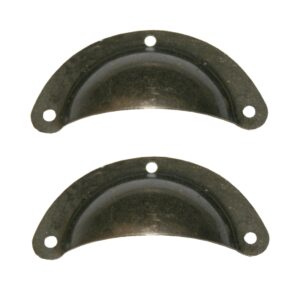 Schubladengriff Muschellgriff Schalengriff Möbelgriff bronzefarben 2Stück (0230)