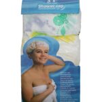 Duschhaube Duschkappe Haarschutz shower cap universal Größe 3 Stück (0087)