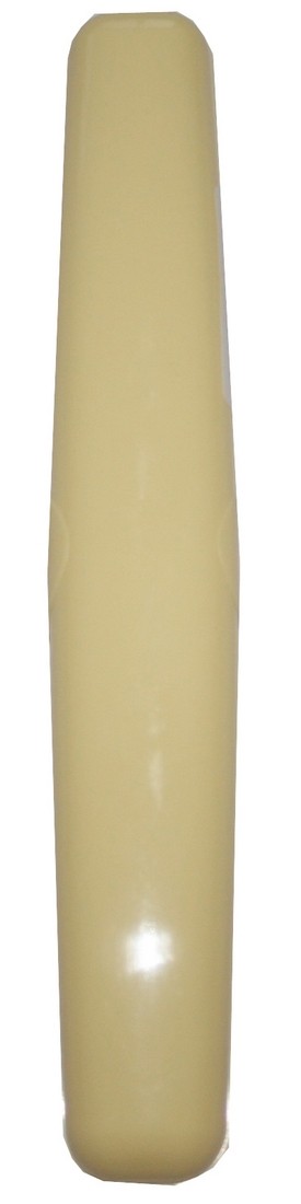 Zahnbürsten Etui Kunststoff 200x30x25 mm creme gelb (0012)