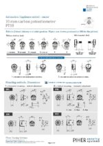 Potentiometer PT-10 Trimmer 500 Ohm vertikal stehend 2 Stück (0006)