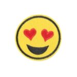 Aufnäher Bügelbild Aufbügler lachendes Gesicht 55mm (1156)