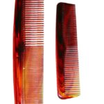 Kammset 2-teilig Herren Kamm 125 x 30 mm und 190 x 40 mm braun (9004)