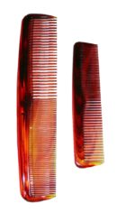 Kammset 2-teilig Herren Kamm 125 x 30 mm und 190 x 40 mm braun (9004)