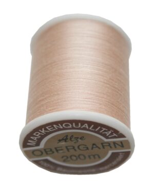 Nähmaschinen Obergarn Baumwolle 50/3 200 m apriko haut (0908)