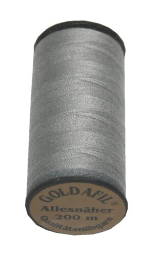 Nähmaschinen Nähgarn Polyester 40/2 grau 200m (1003)