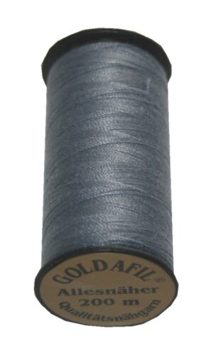 Nähmaschinen Nähgarn Polyester 40/2 grau 200m (1005)