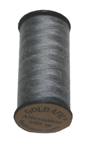 Nähmaschinen Nähgarn Polyester 40/2 grau 200m (1006)