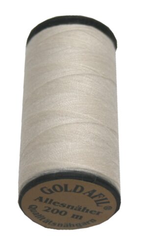 Nähmaschinen Nähgarn Polyester 40/2 hellbeige creme 200 m (1031)