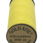 Nähmaschinen Nähgarn Polyester 40/2 gelb 200 m (1078)