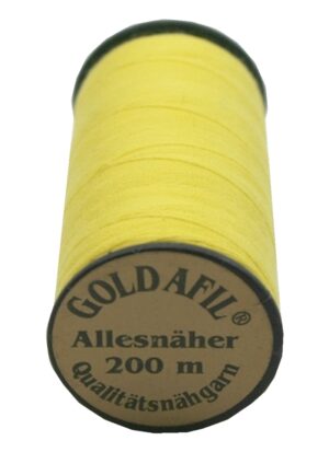 Nähmaschinen Nähgarn Polyester 40/2 gelb 200 m (1078)