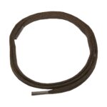 Schuhband Schnürsenkel 1 Paar Baumwolle 60 cm 7 mm flach braun (0021)