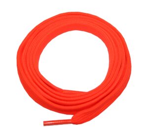 Schuhband Schnürsenkel 1 Paar Sport Trekking Arbeitsschuhe 120cm flach Orange (0099)