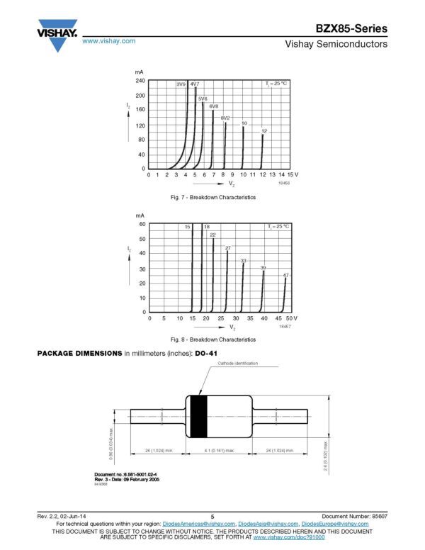 Z-Diode Zenerdiode Diode 8,2V BZX85C 1,3W 2 Stück (0012)