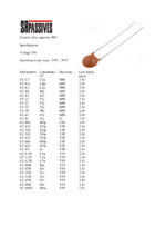 Keramikkondensator Keramik Kondensator 8,2 pF 50V 10 Stück (10006)