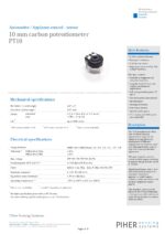 Potentiometer PT-10 Trimmer 500 kOhm 150mW horizontal liegend 2 Stück (0027)