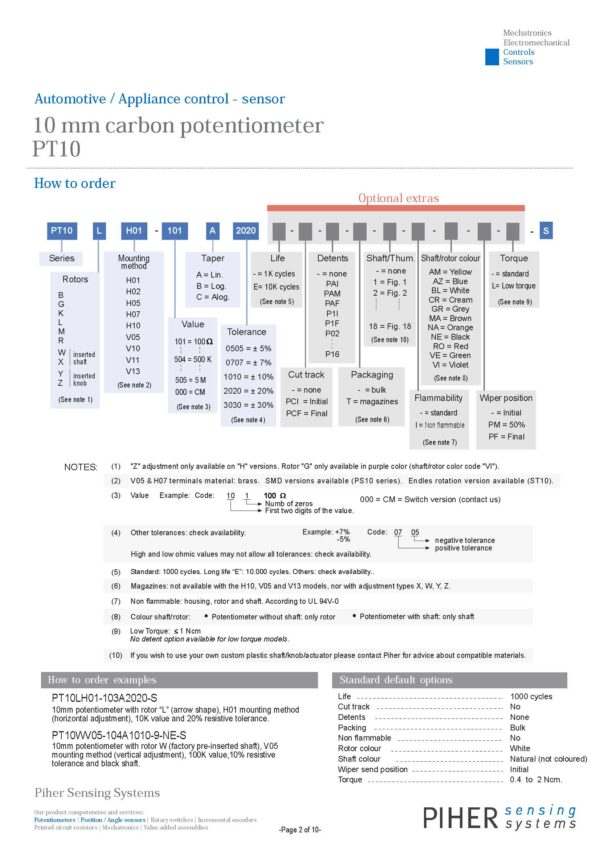 Potentiometer PT-10 Trimmer 5 kOhm 150mW vertikal stehend 2 Stück (0013)