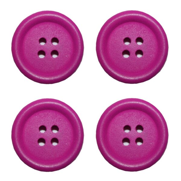 knopf-holzknopf-20mm-4-loch-pink-4-stuck-0060 Knopf Holzknopf 20mm 4 loch pink 4 Stück (0060)