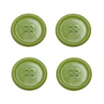 Knopf Knöpfe 30mm 4 loch grün 4 Stück (0142)