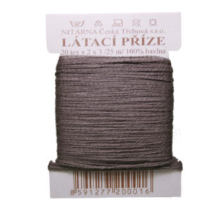 Stopfgarn Stopfwolle Baumwolle Tex 20-2-3 braun 25 m (9884)