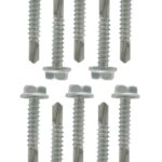 Bohrschraube 4,2x12,5mm Sechskantkopf Schraube verzinkt 10 Stück (0143)