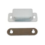 Türmagnet Möbelmagnet Magnetschnapper Magnet weiß (0228)