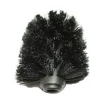 WC Bürstenkopf mit Schraubgewinde schwarz (0256)