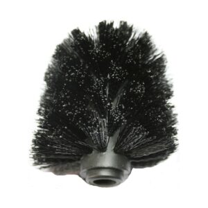 WC Bürstenkopf mit Schraubgewinde schwarz (0256)
