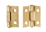 Scharnier Mini 38x32mm vermessingt 2 Stück (0175)