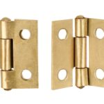 Scharnier Mini 38x32mm vermessingt 2 Stück (0175)