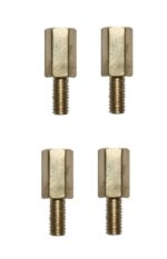 Distanzbolzen Abstandshalter Sechskant M3 4mm 4 Stück (0322)