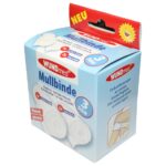 Elastisch Mullbinde 1x4,5mx7,5cm 2x4mx6cm Verband 3 Stück weiß (0295)