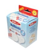 Elastisch Mullbinde 1x4,5mx7,5cm 2x4mx6cm Verband 3 Stück weiß (0295)