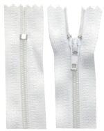 Reißverschluss 12 cm spiralförmig 3 mm nicht trennbar weiß (1200)