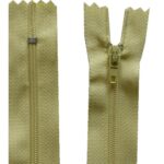 Reißverschluss 17 cm spiralförmig 3 mm nicht trennbar gelb (1708)
