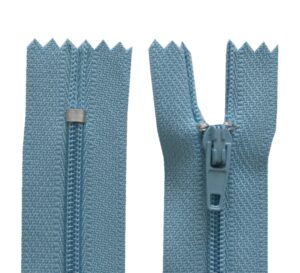 Reißverschluss 18 cm spiralförmig nicht trennbar hellblau (1841)