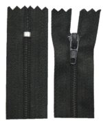 Reißverschluss 20 cm spiralformig nicht trennbar schwarz (2001)