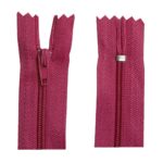 Reißverschluss 20 cm spiralformig nicht trennbar pink (2014)