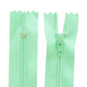 Reißverschluss 20 cm spiralformig nicht trennbar mint grün (2022)