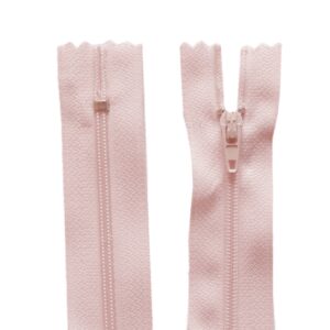 Reißverschluss 22 cm spiralförmig nicht trennbar rose (2217)