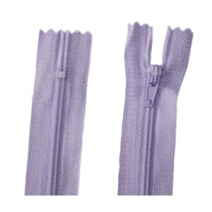 Reißverschluss 30 cm spiralförmig nicht trennbar lila (3016)