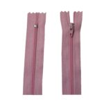 Reißverschluss 40 cm spiralformig nicht trennbar rosa (4018)