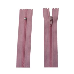 Reißverschluss 40 cm spiralformig nicht trennbar rosa (4018)