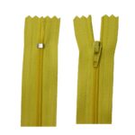 Reißverschluss 40 cm spiralförmig nicht trennbar gelb (4011)