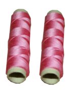 Nähmaschinen Obergarn Nähgarn Baumwolle 100 m 2 x 50m rosa (1061)