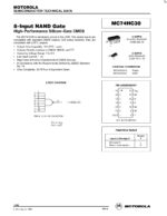 MC74HC30N 1-fach NAND Gatter mit 8 Eingängen DIP14 (0152)