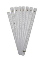 Gliedermaßstab Zollstock Buchenholz Gelenkmaßstab 3m weiß 10 Stück (0239)